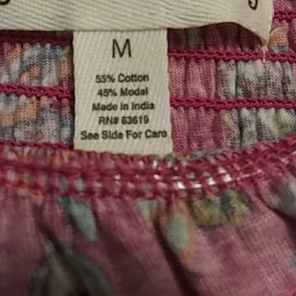 Paisley printed pink tank top - Picture 6 of 6